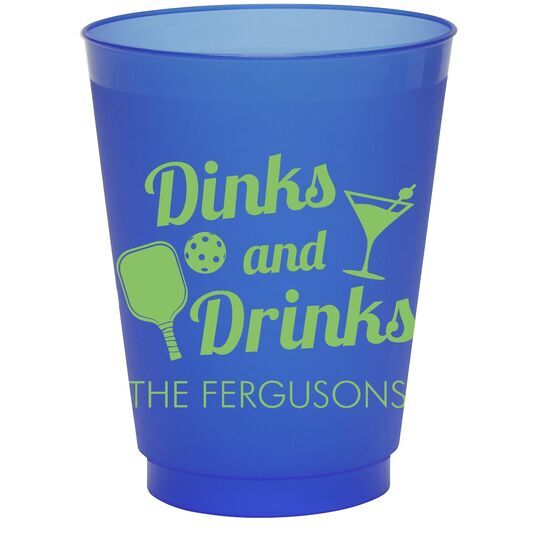 Fun Dinks and Drinks Colored Shatterproof Cups